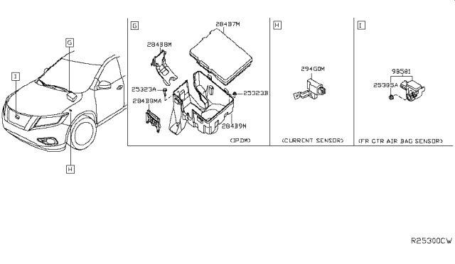 2016 Nissan Pathfinder Electrical Unit Diagram 7