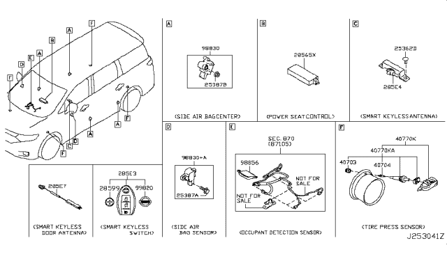 2017 Nissan Quest Electrical Unit Diagram 2