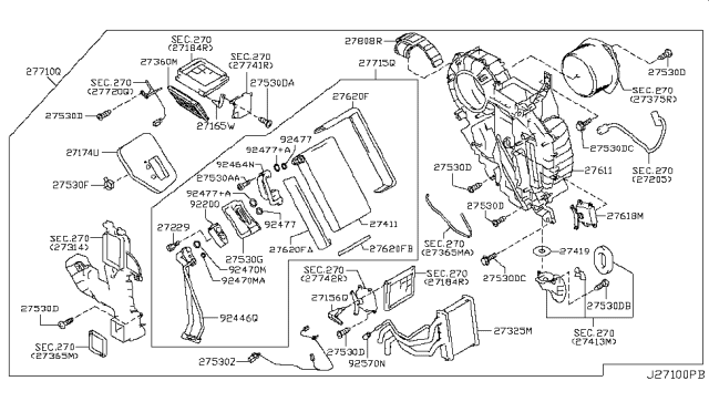 2012 Nissan Quest Cooling Unit Diagram 4