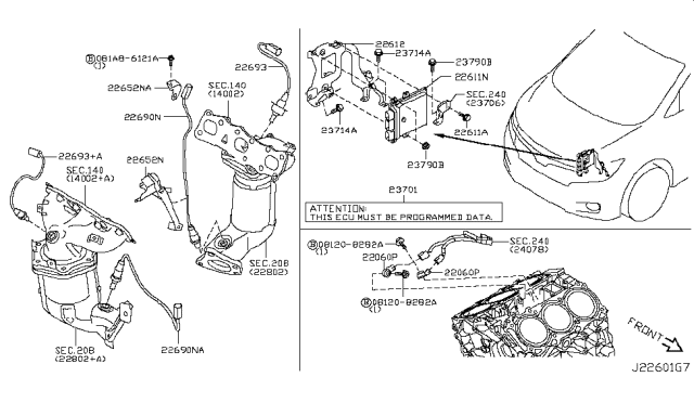 2012 Nissan Quest Engine Control Module Diagram 1