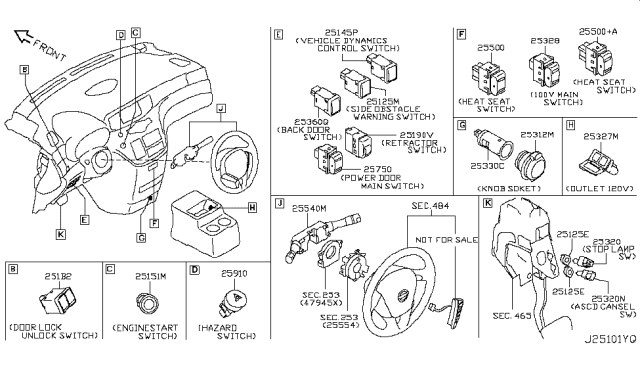 2011 Nissan Quest Switch Diagram 3