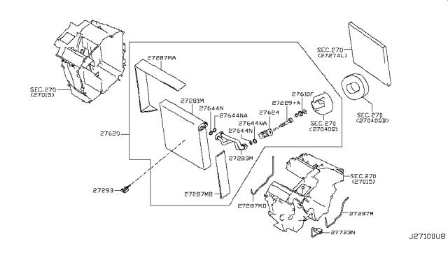 2013 Nissan Quest Cooling Unit Diagram 1