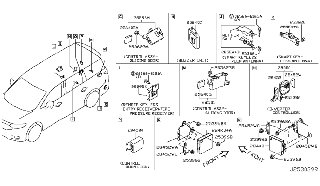 2015 Nissan Quest Electrical Unit Diagram 5