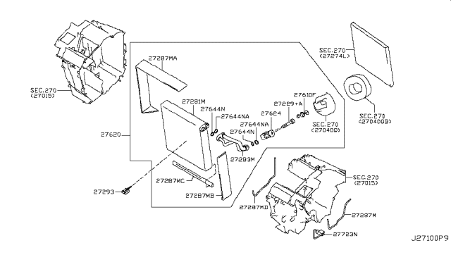 2012 Nissan Quest Cooling Unit Diagram 2