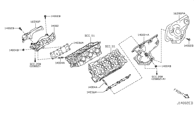 2014 Nissan Quest Manifold Diagram 3