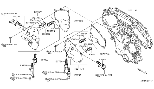 2015 Nissan Quest Camshaft & Valve Mechanism Diagram 3