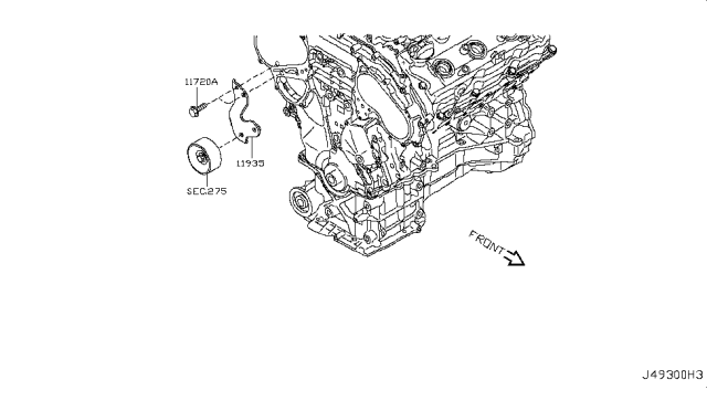 2013 Nissan Quest Power Steering Pump Mounting Diagram