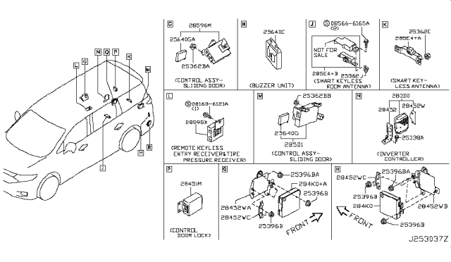 2015 Nissan Quest Electrical Unit Diagram 7