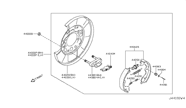 2017 Nissan Quest Rear Brake Diagram 2