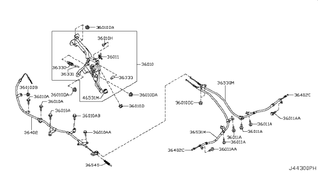 2014 Nissan Quest Nut Diagram for 01225-00901