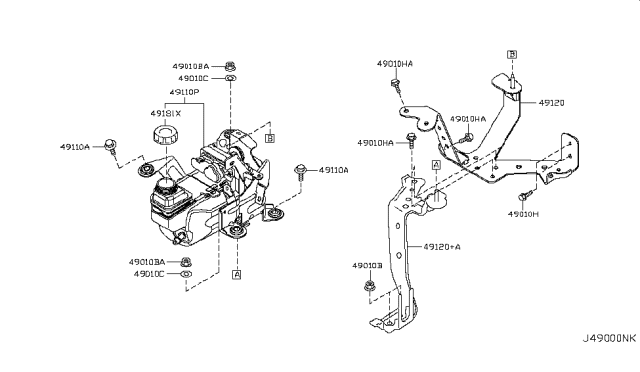 2012 Nissan Quest Power Steering Pump Diagram 2