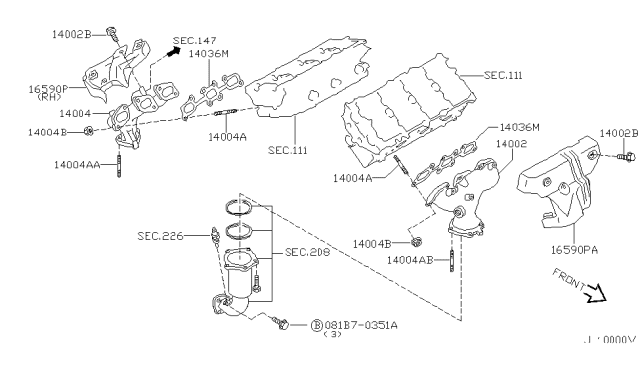 2001 Nissan Maxima Manifold Diagram 5