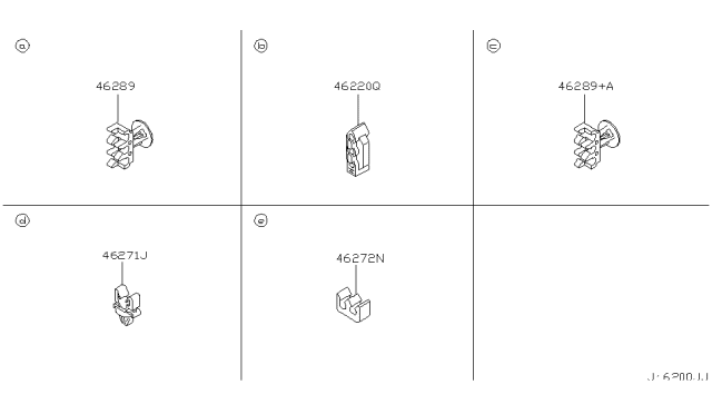 2001 Nissan Maxima Brake Piping & Control Diagram 3