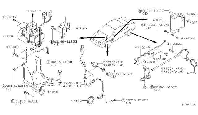 2002 Nissan Maxima Anti Skid Control Diagram 2
