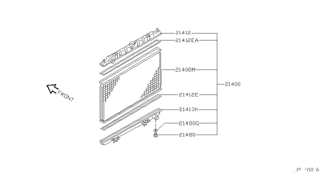 2002 Nissan Maxima Radiator,Shroud & Inverter Cooling Diagram 9