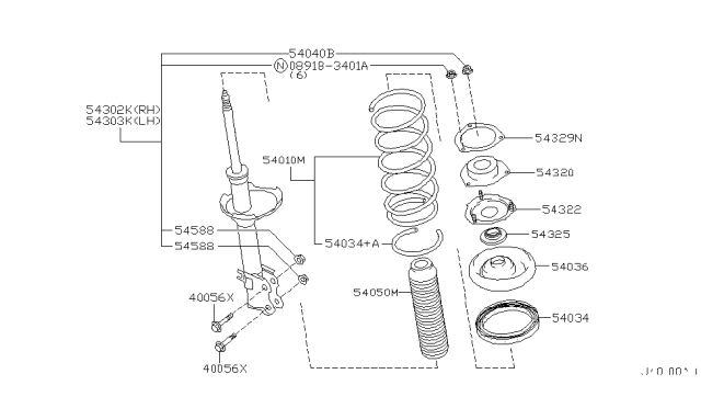 2002 Nissan Maxima Front Suspension Diagram 5