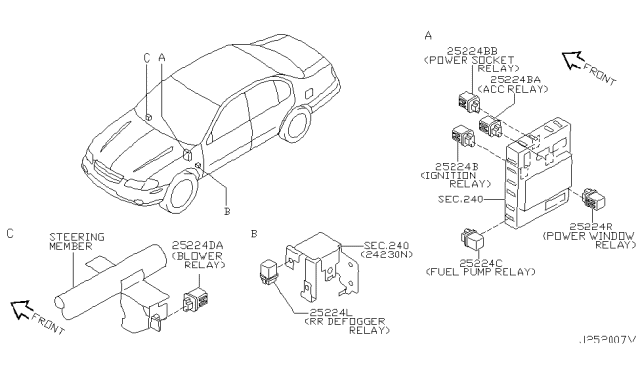 2000 Nissan Maxima Relay Diagram 3