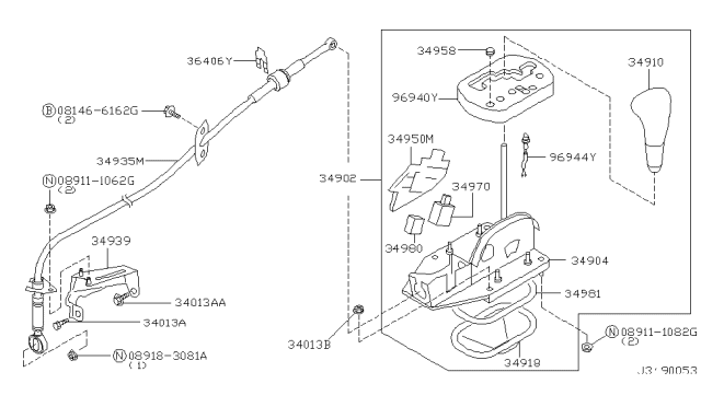 2003 Nissan Maxima Auto Transmission Control Device Diagram 2