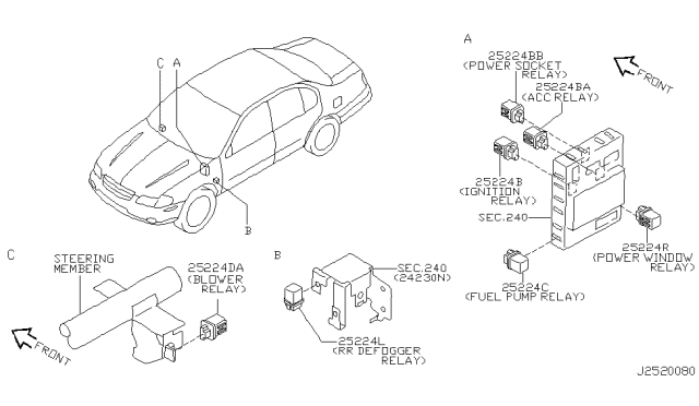 2000 Nissan Maxima Relay Diagram 4