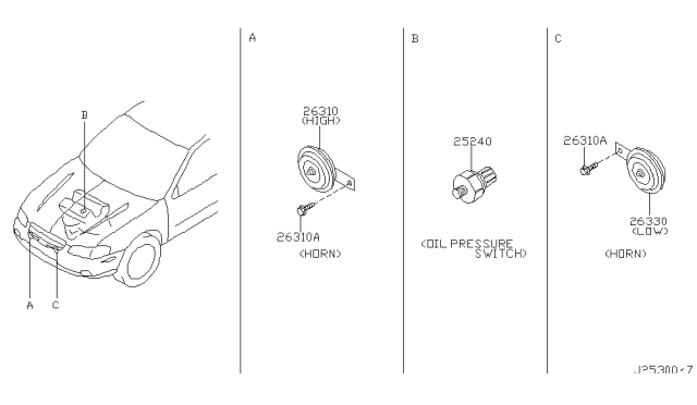 2003 Nissan Maxima Electrical Unit Diagram 1