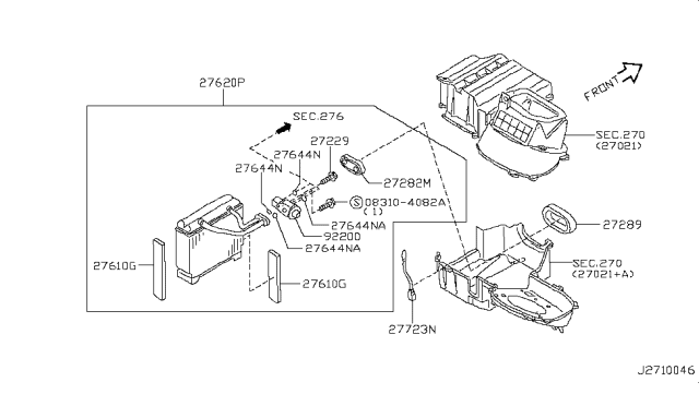 2000 Nissan Maxima Cooling Unit Diagram 2