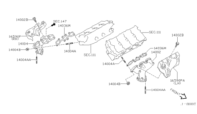 2001 Nissan Maxima Manifold Diagram 6