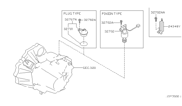 2002 Nissan Maxima Speedometer Pinion Diagram 4