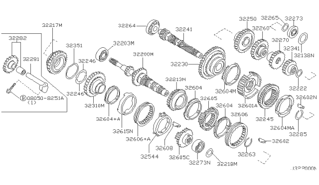 2001 Nissan Maxima Transmission Gear Diagram 3