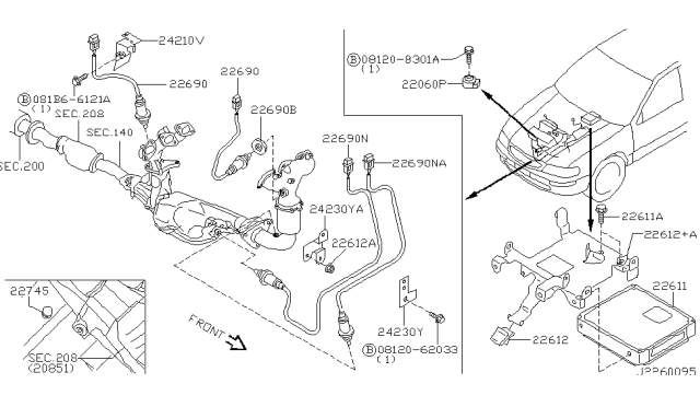 2002 Nissan Maxima Engine Control Module Diagram 2