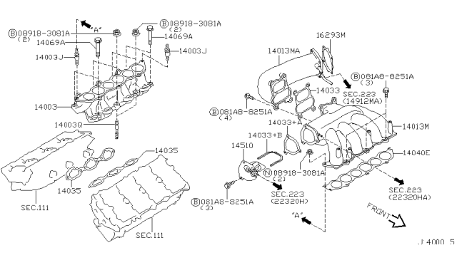 2003 Nissan Maxima Manifold Diagram 4