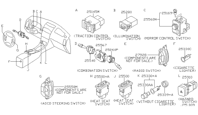 2002 Nissan Maxima Switch Diagram 4