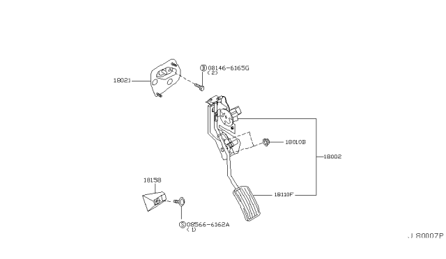 2002 Nissan Maxima Accelerator Linkage Diagram 2