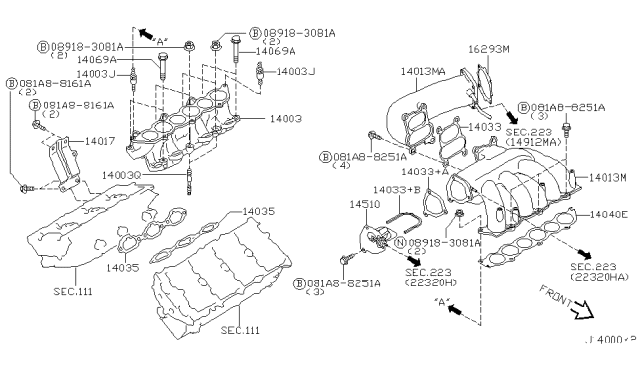 2003 Nissan Maxima Manifold Diagram 3