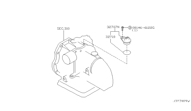 2002 Nissan Maxima Speedometer Pinion Diagram 1