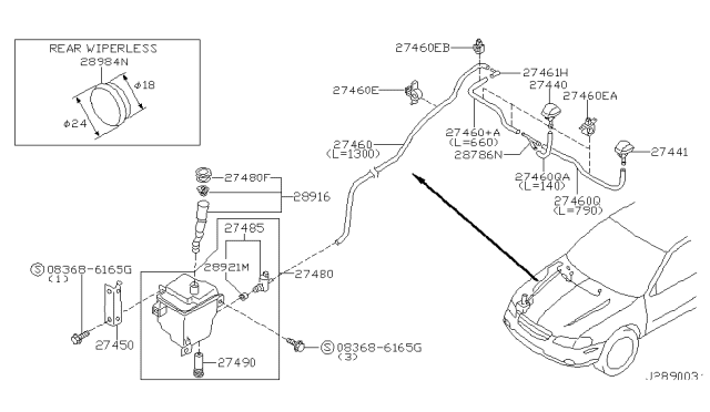 2002 Nissan Maxima Windshield Washer Diagram