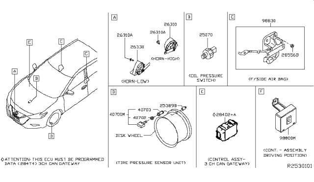 2018 Nissan Maxima Electrical Unit Diagram 2