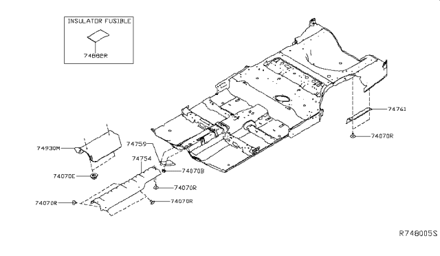 2017 Nissan Maxima Floor Fitting Diagram 5