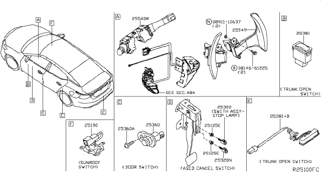 2018 Nissan Maxima Switch Diagram 1