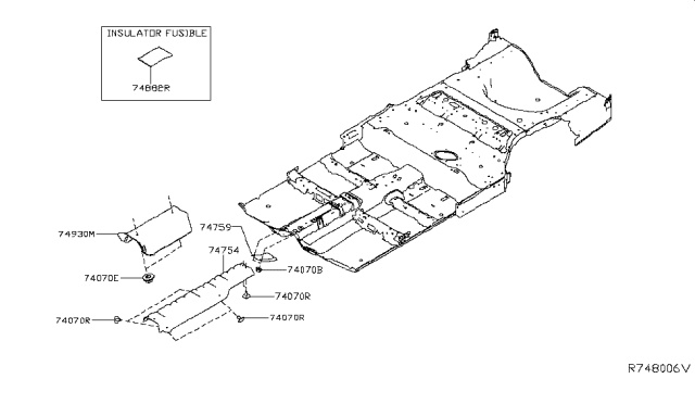 2019 Nissan Maxima Floor Fitting Diagram 3