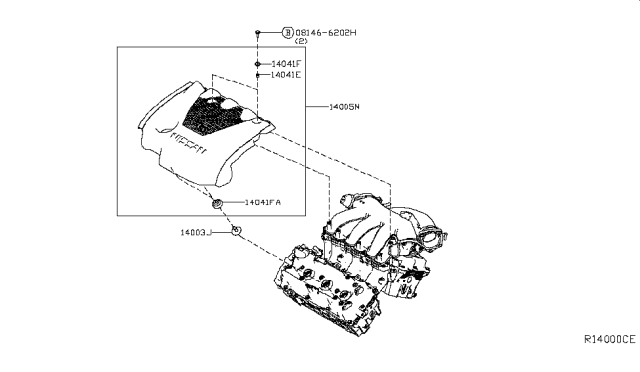 2016 Nissan Maxima Manifold Diagram 1