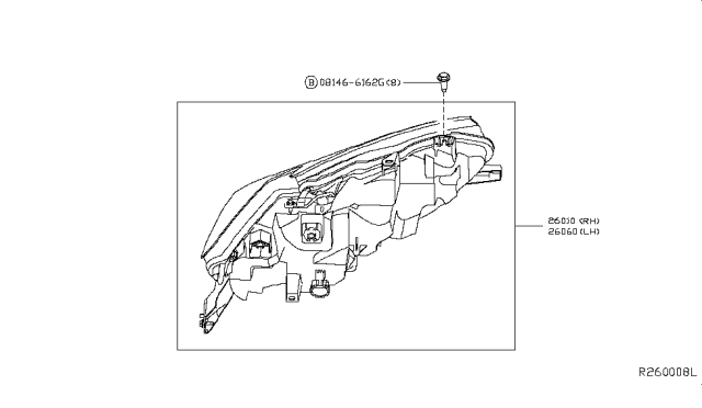 2019 Nissan Maxima Headlamp Diagram 2