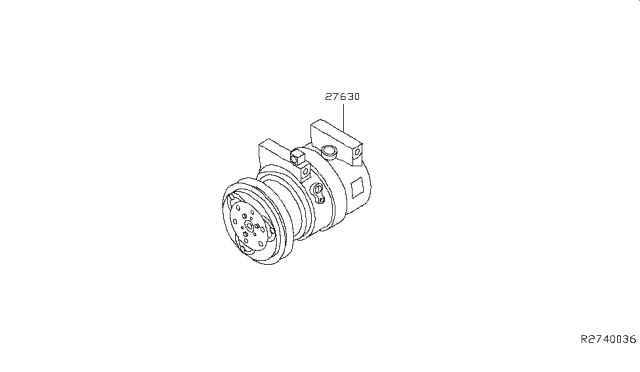 2018 Nissan Maxima Compressor Diagram