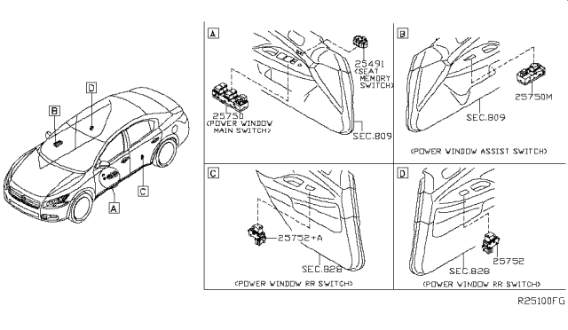 2019 Nissan Maxima Switch Diagram 2