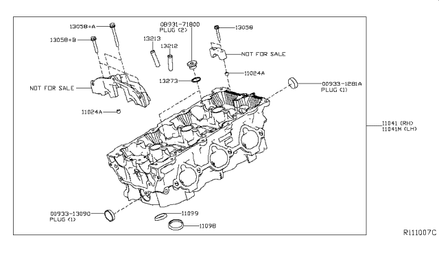 2016 Nissan Maxima Cylinder Head & Rocker Cover Diagram 2