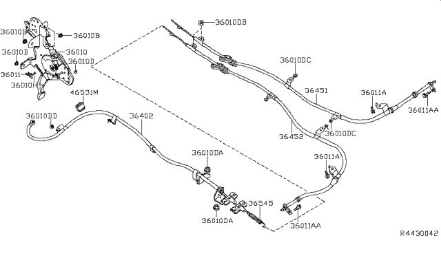 2017 Nissan Maxima Parking Brake Control Diagram