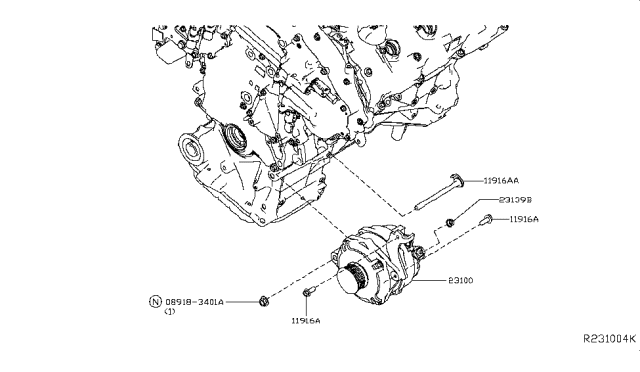 2019 Nissan Maxima Alternator Diagram