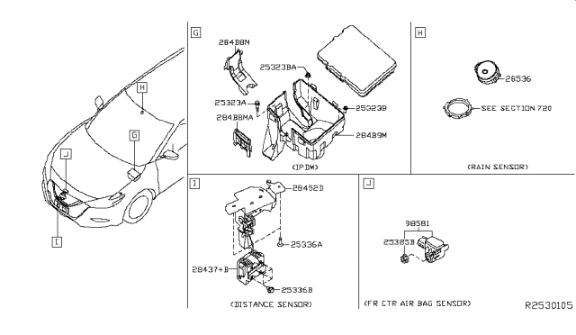 2019 Nissan Maxima Electrical Unit Diagram 7