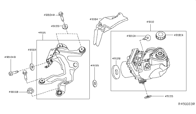 2017 Nissan Maxima Power Steering Pump Diagram