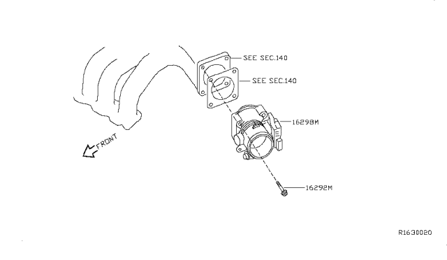 2010 Nissan Maxima Throttle Chamber Diagram