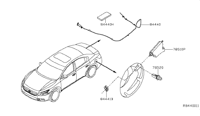 2011 Nissan Maxima Trunk Opener Diagram